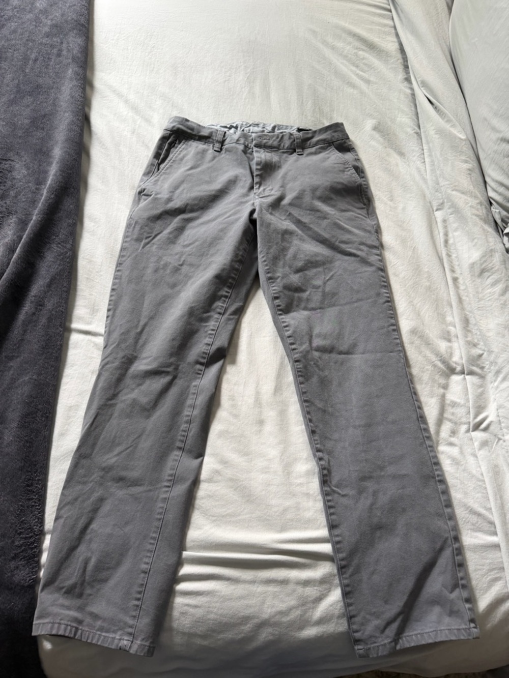 Bonobos Light Gray Chinos with Patterned Waistband